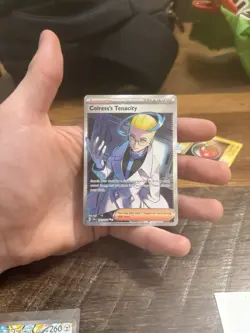 Pokemon TCG Colress's Tenacity Trainer Shrouded Fable Ultra Rare Card 087/064 NM - Image 1