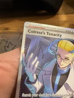 Pokemon TCG Colress's Tenacity Trainer Shrouded Fable Ultra Rare Card 087/064 NM - Image 2