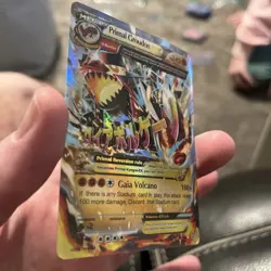 Pokemon Primal Groudon EX Holo Rare Art TCG Card 86/160 Primal Clash 2014 - Image 2