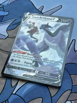 Galarian Articuno V TG16/TG30 Astral Radiance FA Ultra Rare Holo Pokemon Card NM - Image 3
