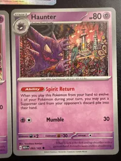 Pokemon Gengar Holo SV Scarlet & Violet 151 Card 094/165 NM Haunter 93 Gastly 92 - Image 3