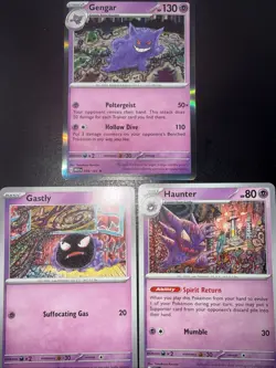 Pokemon Gengar Holo SV Scarlet & Violet 151 Card 094/165 NM Haunter 93 Gastly 92 - Image 5