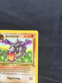 Pokemon Cards: GERMAN Fossil 1st Edition Rare: Aerodactyl 16/62 - Image 3