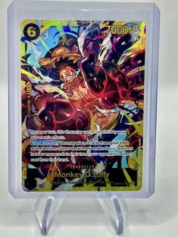 One Piece 6-card SEC lot, 2x Luffy, Ace, Sabo, Kaido, Koby ENGLISH - Image 2