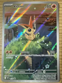 Pokemon TCG Victini Illustration Collection Promo Card 208/012 Victini NM - Image 1