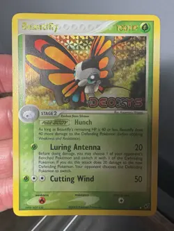 Pokemon TCG Beautifly EX Deoxys 2/107 Stamped Reverse Holo Card - Image 1