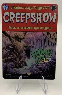 FOIL - MTG Unholy Grotto | Creepshow Secret Lair Drop Series NM - Image 1