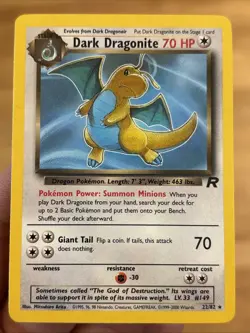 Pokemon Card TCG Dark Dragonite 22/82 Team Rocket Rare Regular Wizards English - Image 1