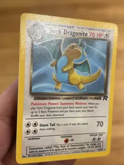 Pokemon Card TCG Dark Dragonite 22/82 Team Rocket Rare Regular Wizards English - Image 2