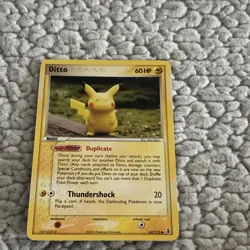 Pokemon Ditto Delta Species Regular 63/113 60 HP English Card - Image 1