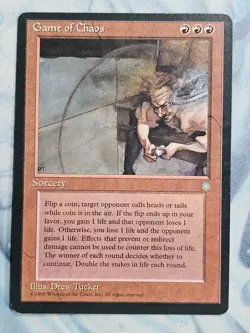 Game of Chaos - Ice Age - Magic the Gathering - MTG - Light Play - Image 1