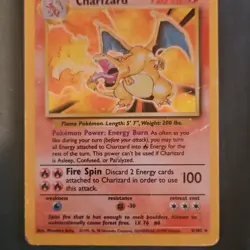 Charizard Base Set Holo Rare 4/102 Wizards of the Coast 1999 Pokemon TCG Card - Image 1