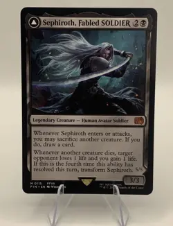 Magic the Gathering Final Fantasy Sephiroth Fabled Soldier 115 non-foil - Image 1