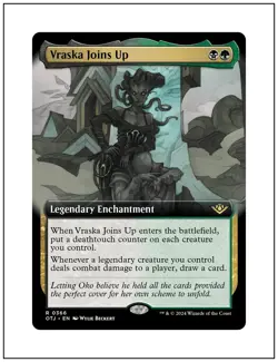 1x Vraska Joins Up, Outlaws of Thunder Junction, Extended Art, MTG NM - Image 1