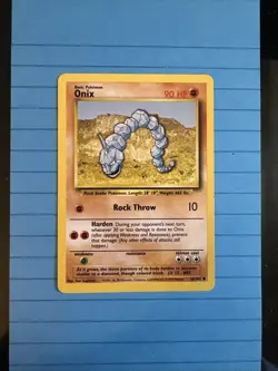 1999 Onix Pokemon Card TCG #56/102 Base Set Mint. Vintage - Image 1