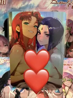 Holo Beautiful Waifu Handmade Card Goddess Story CCG Anime Double Sided - Image 1