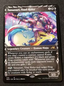 Tatsunari, Toad Rider - Showcase - MTG - EN - NM - 345 - Image 1