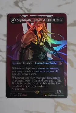Sephiroth, Fabled SOLDIER (0382) (Borderless) Final Fantasy Foil - Image 1