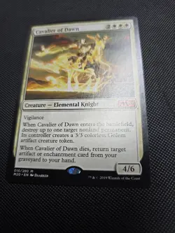 MTG - Cavalier of Dawn | Core Set 2020 | M 10/280 | NM - Image 1