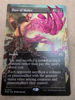 Flare of Malice - (Borderless) Modern Horizons 3 Regular - Mtg - Image 1