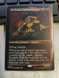 Ob Nixilis, Captive Kingpin Foil Etched March of the Machine: The Aftermath Foil - Image 1