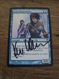 Jwari Shapeshifter Artist Proof SIGNED By Kev Walker Mtg Magic The Gathering - Image 1