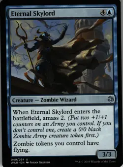 Eternal Skylord 49 Uncommon War of the Spark Magic: The Gathering Lightly Played - Image 1