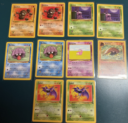 Pokemon Cards Bundle - FOSSIL SET - 10 Cards - NM/Excellent condition - Used - Image 1
