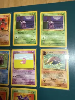 Pokemon Cards Bundle - FOSSIL SET - 10 Cards - NM/Excellent condition - Used - Image 3