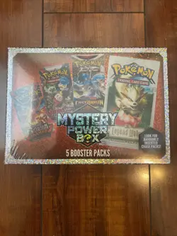 Pokemon 2024 Mystery Power Box 5 Booster Packs Chase Pack Chance! New!! - Image 1