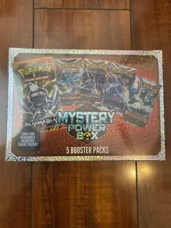 Pokemon 2024 Mystery Power Box 5 Booster Packs Chase Pack Chance! New!! - Image 2