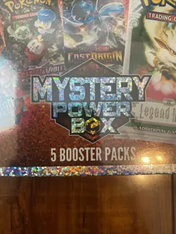 Pokemon 2024 Mystery Power Box 5 Booster Packs Chase Pack Chance! New!! - Image 4