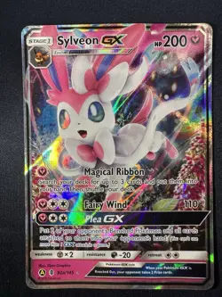 Pokemon TCG Sylveon GX 92a/145 Promo Guardians Rising Sun and Moon HP B - Image 1