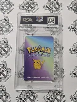 SNORLAX #143 Pokemon Card Game Mini KFC 1998 Nintendo PSA GEM MINT 9 - Image 2