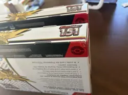 Pokemon TCG Scarlet & Violet 151 Zapdos ex Collection Box Lot NEW Sealed (2) - Image 3