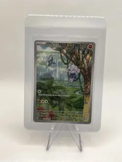 Pokemon Meditite - 153/142 Stellar Crown Holo Illustration Rare NM - Image 1
