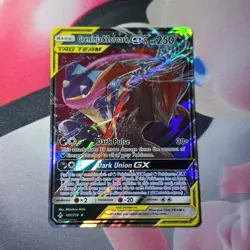 Pokemon Greninja & Zoroark GX TAG TEAM Ultra Rare Holo 107/214 SM-Unbroken Bonds - Image 1