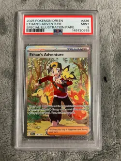 Pokemon TCG Ethan's Adventure 236/182 Sv10: Destined Rivals Holo PSA 9 - Image 1
