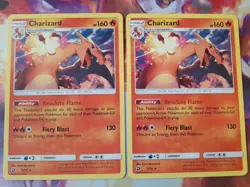 Charizard - 3/70 - Pokemon Dragon Majesty Sun & Moon Non-Holo Rare Card NM - Image 2