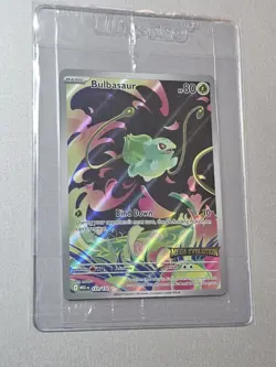(A) Sealed Bulbasaur 133/132 IR Stamped Evolution Box Topper PROMO 2025 Pokemon - Image 1