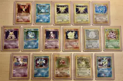 Pokemon Base Set Unlimited Collection: 15 holo (two 1st Editions), 120 non-holo - Image 1