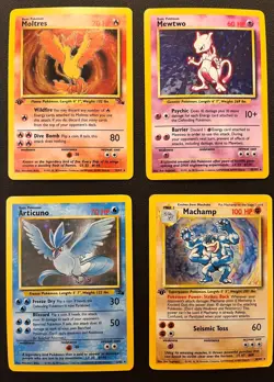 Pokemon Base Set Unlimited Collection: 15 holo (two 1st Editions), 120 non-holo - Image 2
