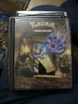 Pokemon 2012 Dark Explorers 4 Pocket Binder Cofagrigus and Zoroark Discontinued - Image 1
