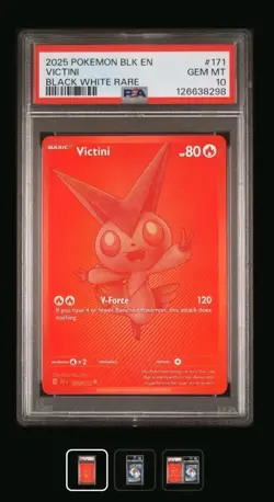 PSA 10 Victini #171 Pokemon Black Bolt - Image 1