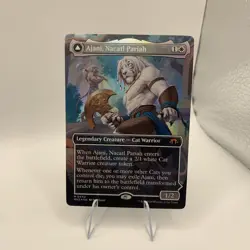 Ajani, Nacatl Pariah (Borderless) FOIL 442 MTG Modern Horizons 3 (MH3) Mythic NM - Image 1