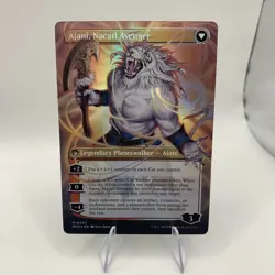 Ajani, Nacatl Pariah (Borderless) FOIL 442 MTG Modern Horizons 3 (MH3) Mythic NM - Image 2