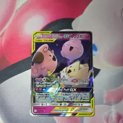 Pokemon Togepi & Cleffa & Igglybuff GX 143/236 Sm-Cosmic Eclipse TAG TEAM - Image 1
