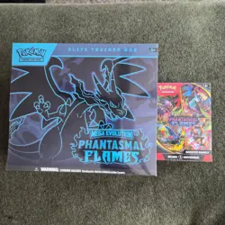 Pokemon TCG Phantasmal Flames ETB & Booster Bundle Brand New Factory Sealed - Image 1