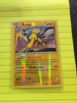 Pokemon Raikou 55/162 BREAKthrough Reverse Holo Rare - Image 1