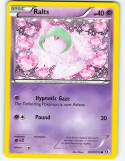Ralts - Star Foil - RC8/RC25 Legendary Treasures - Pokemon TCG - 2013 - Image 1